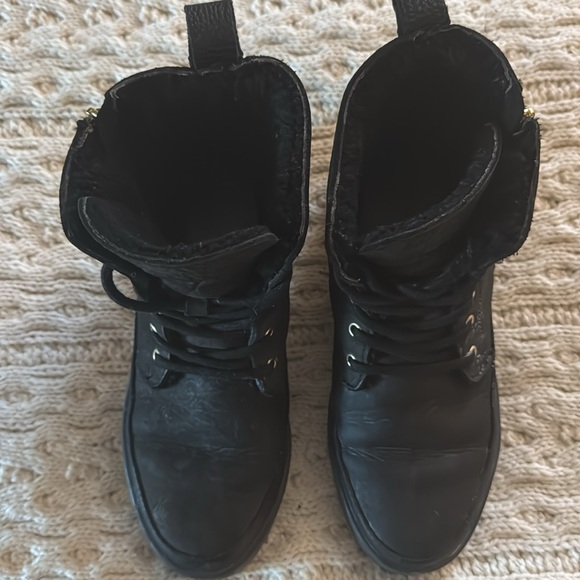 Blackstone leather sheepskin lined sneaker boot - Picture 3 of 6